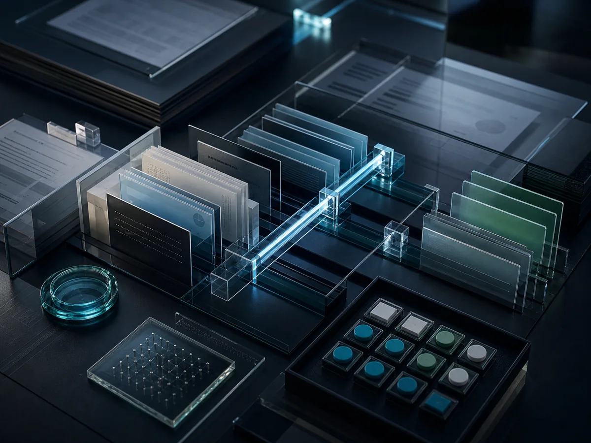 Enterprise knowledge readiness checklist concept with data pipeline modules